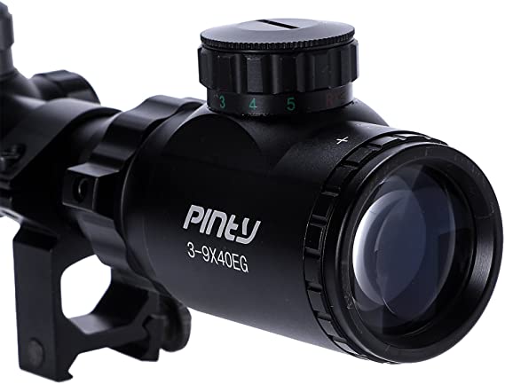 Trimex Airsoft Rifle Scope - 3-9X40 EG Red/Green Illuminated With Mounts ILLUMINATED WITH MOUNTS