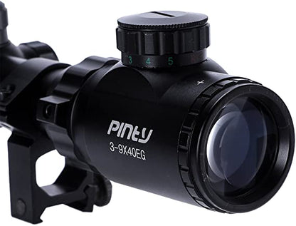 Trimex Airsoft Rifle Scope - 3-9X40 EG Red/Green Illuminated With Mounts ILLUMINATED WITH MOUNTS