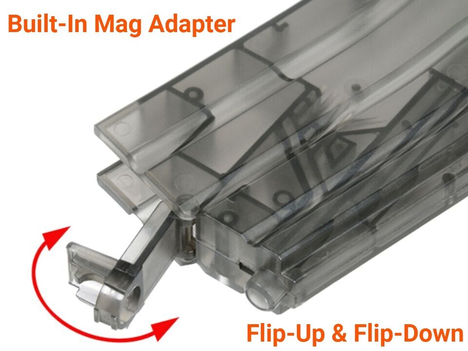 Wosport Airsoft Speed Loader - 500 Round 6mm BBs Black