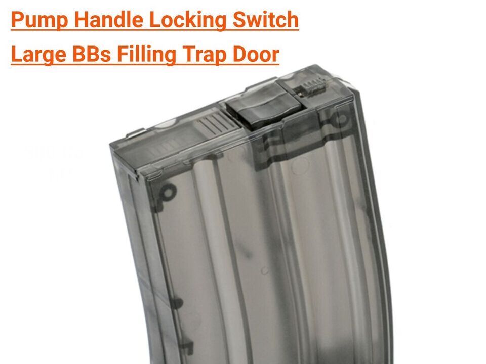 Wosport Airsoft Speed Loader - 500 Round 6mm BBs Black