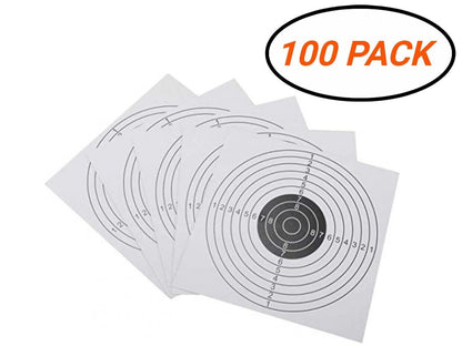 Trimex Airsoft Target Paper - 100 White Cards