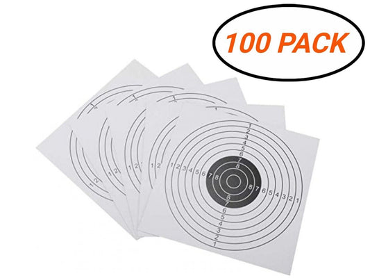 Trimex Airsoft Target Paper - 100 White Cards