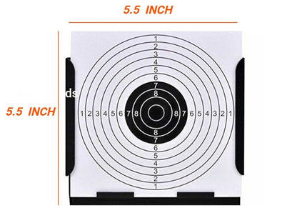Trimex Airsoft Target Paper - 100 White Cards