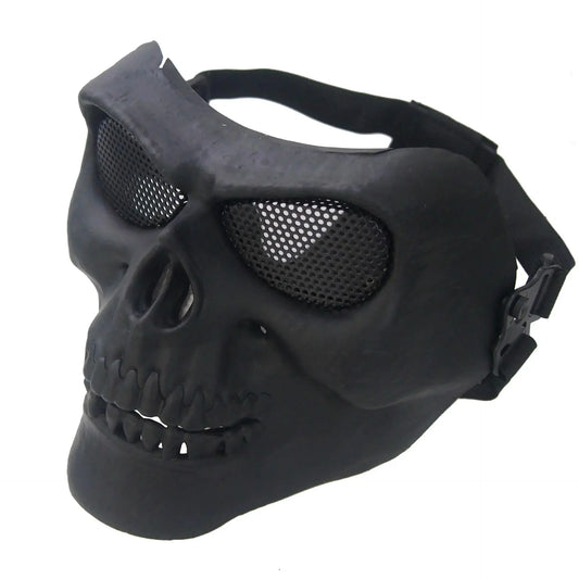 TRIMEX BLACK AIRSOFT SKULL MASK