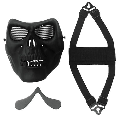 TRIMEX BLACK AIRSOFT SKULL MASK