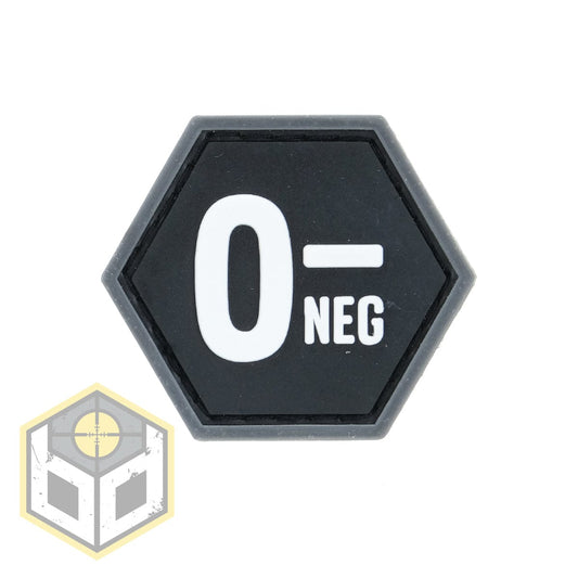 Airsportinggoods BALLISTIC DESIGNS BLOOD GROUP 0- BALLISTIC HEX PATCH BH00127