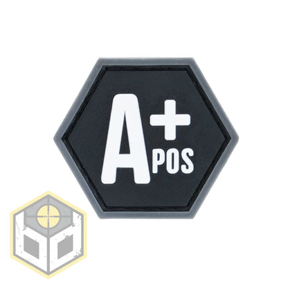 Airsportinggoods BALLISTIC DESIGNS BLOOD GROUP A+ BALLISTIC HEX PATCH BH00124