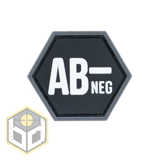 Airsportinggoods BALLISTIC DESIGNS BLOOD GROUP AB- BALLISTIC HEX PATCH BH00121