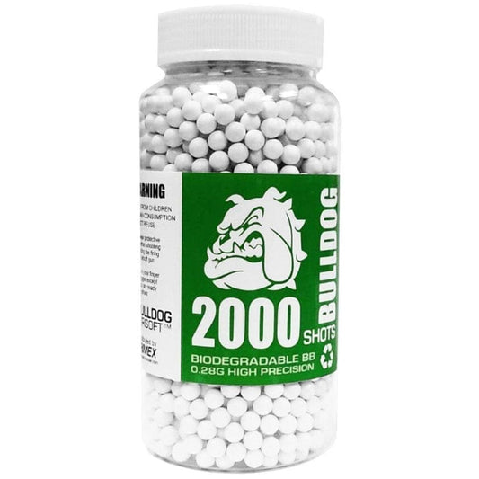 Airsportinggoods BULLDOG Bulldog 2000 Biodegradable .28g Airsoft BB Pellet