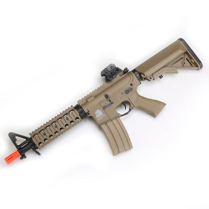 Airsportinggoods BULLDOG BULLDOG M4PI RIS CQB TAN AIRSOFT ELECTRIC RIFLE GUN