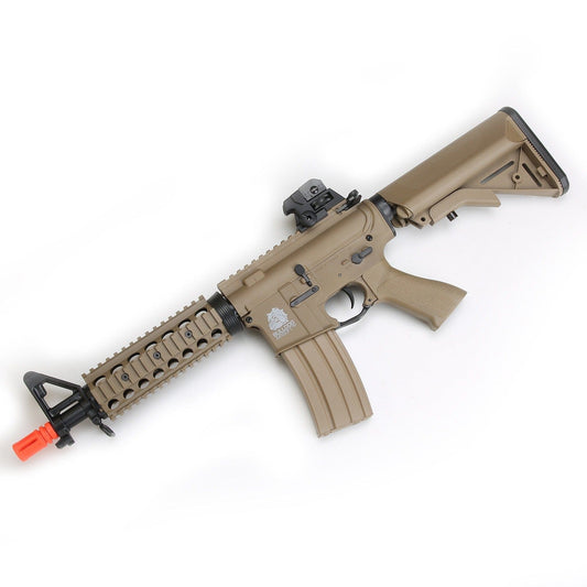 Airsportinggoods BULLDOG BULLDOG M4PI RIS CQB TAN AIRSOFT ELECTRIC RIFLE GUN