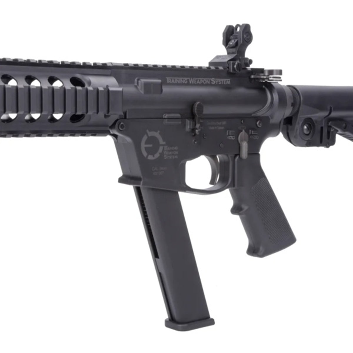 Airsoft AEG Rifle Bulldog TWS 9mm SBR Gas Blowback Lite Airsoft Rifle Gun – Black