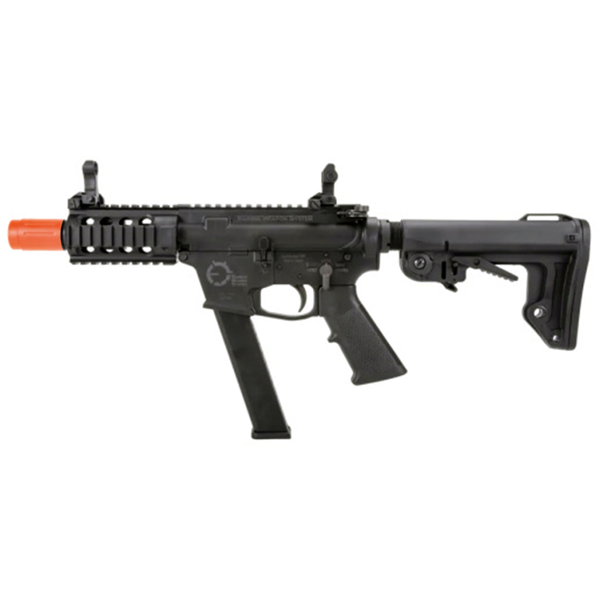 Airsoft AEG Rifle Bulldog TWS 9mm SBR Gas Blowback Lite Airsoft Rifle Gun – Black