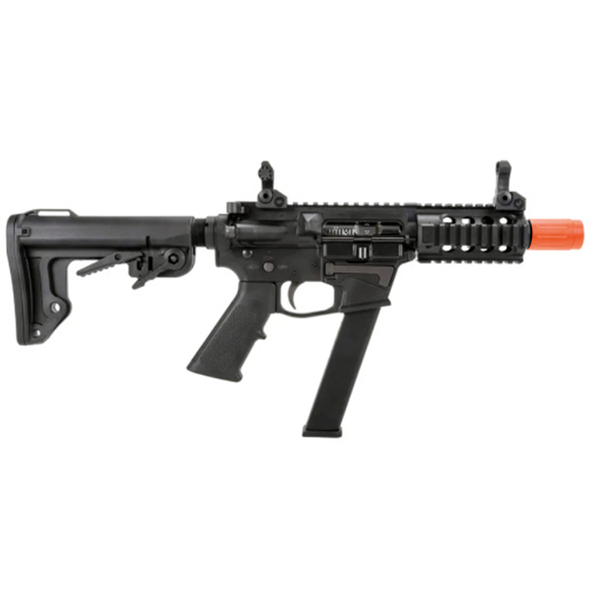 Airsoft AEG Rifle Bulldog TWS 9mm SBR Gas Blowback Lite Airsoft Rifle Gun – Black