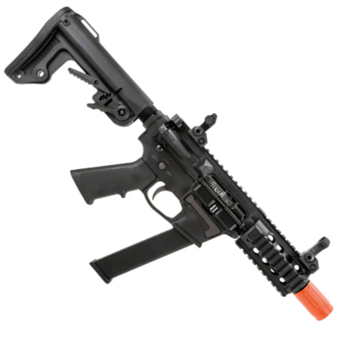 Airsoft AEG Rifle Bulldog TWS 9mm SBR Gas Blowback Lite Airsoft Rifle Gun – Black