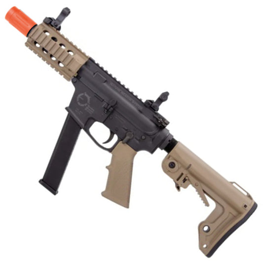 Airsoft AEG Rifle Bulldog TWS 9mm SBR Gas Blowback Lite Airsoft Rifle Gun – Tan