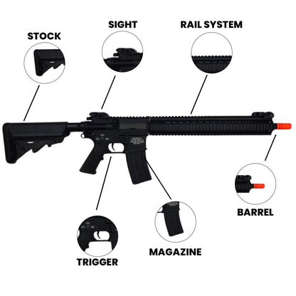 Airsoft AEG Rifle Classic Army M4 MK-15 AEG Airsoft Rifle