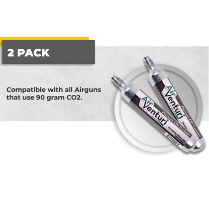 Air Venturi CO2 Cartridge - Air Venturi Pre-Filled Disposable 90G Gram CO2 Capsule
