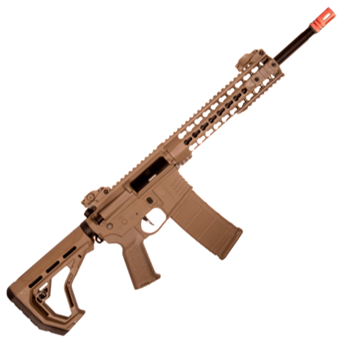 Airsoft AEG Rifle Delta Armory AR15 KeyMod 10 Charlie Eagle AEG Airsoft Electrical Rifle Tan