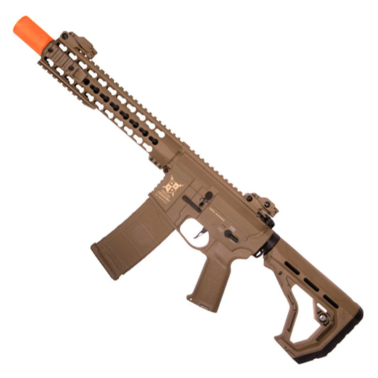 Airsoft AEG Rifle Delta Armory AR15 KeyMod 10 Charlie Eagle Airsoft AEG Gun Full Tan