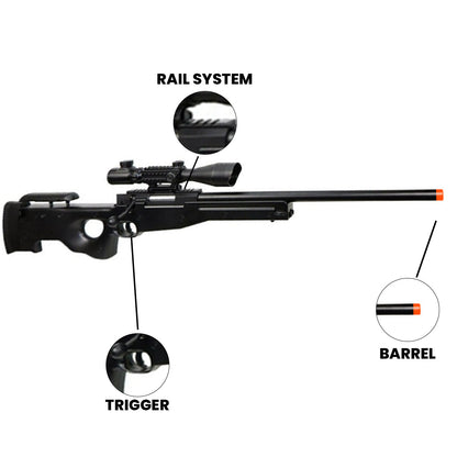 Airsoft Sniper Rifle Double Eagle Bolt Action Spring Powered Airsoft Sniper Rifle