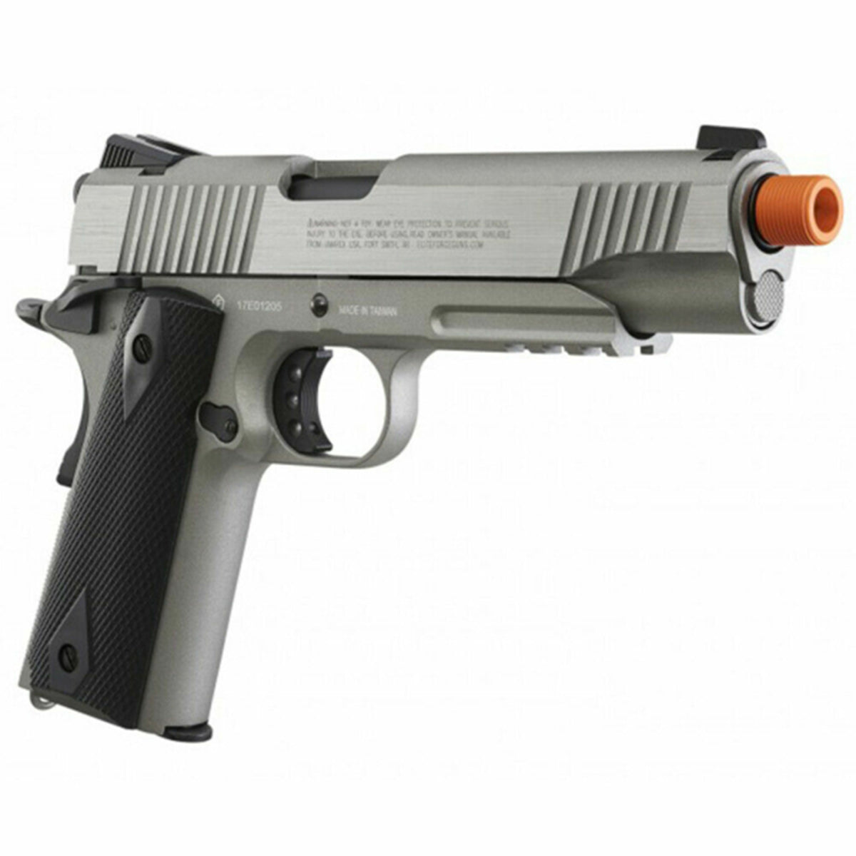 Airsoft CO2 Pistol Elite Force 1911 TAC CO2 Airsoft Pistol - Stainless Finish