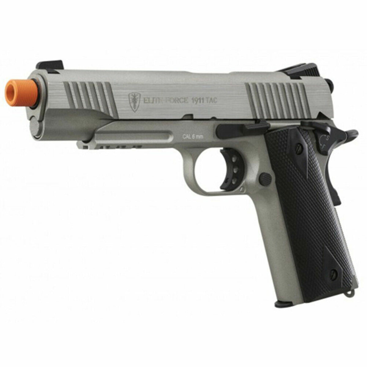 Airsoft CO2 Pistol Elite Force 1911 TAC CO2 Airsoft Pistol - Stainless Finish