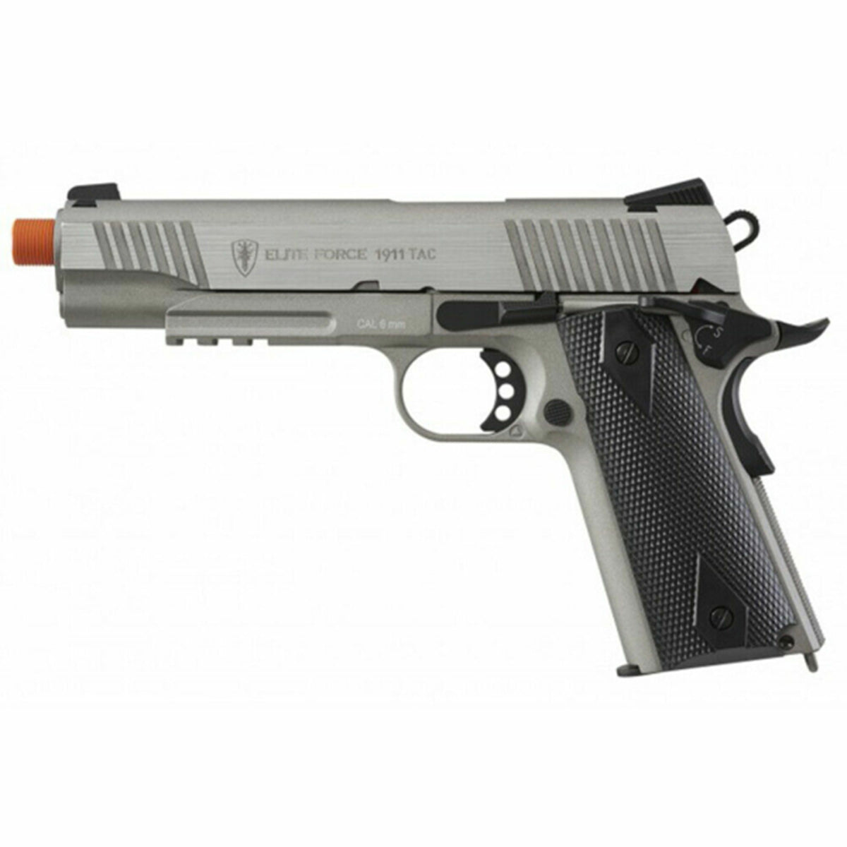 Airsoft CO2 Pistol Elite Force 1911 TAC CO2 Airsoft Pistol - Stainless Finish