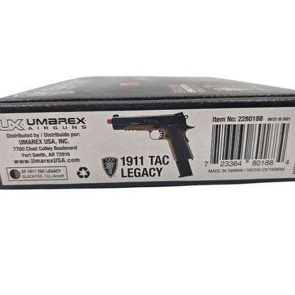 ELITE FORCE USA Elite Force Full Metal 1911 TAC Legacy Edition CO2 Blowback Airsoft Pistol -27 Round Mag