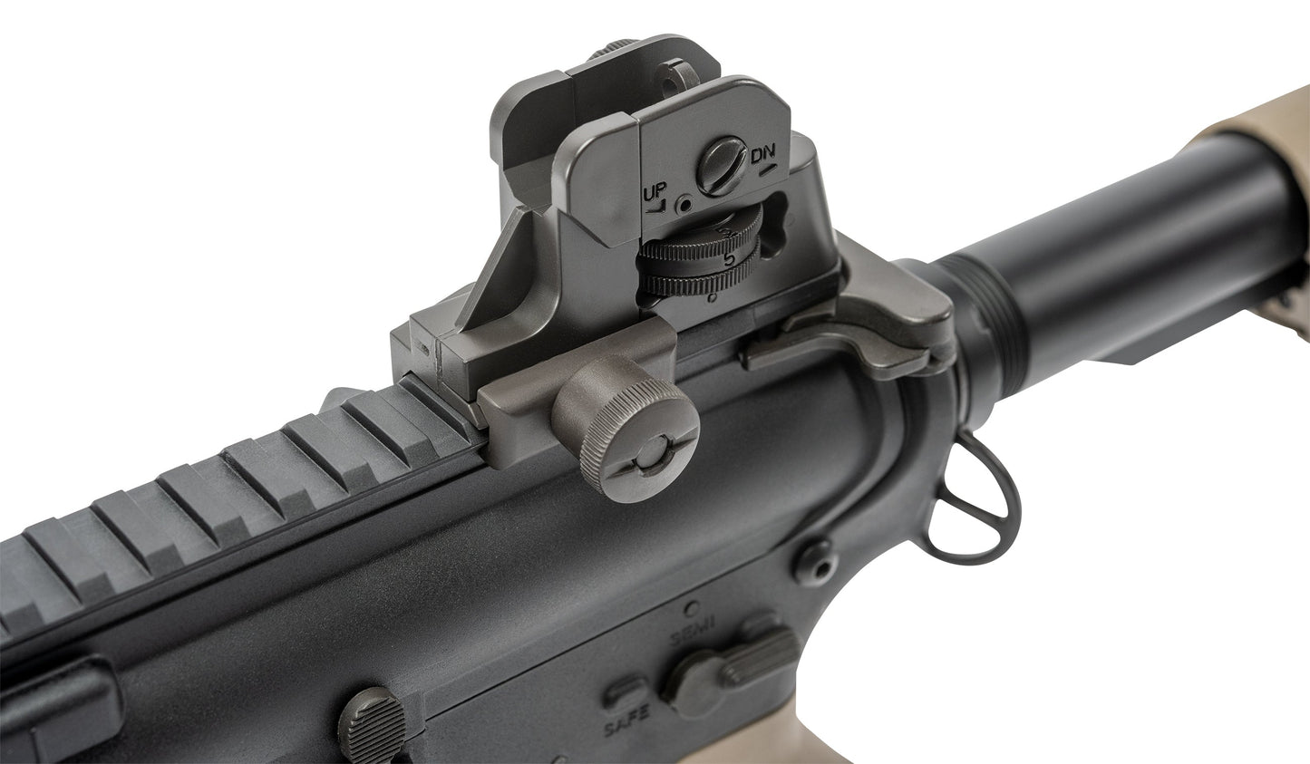 ELITE FORCE USA, UMAREX USA Elite Force M4 CQB Black and Tan AEG Electric Airsoft Rifle Gun