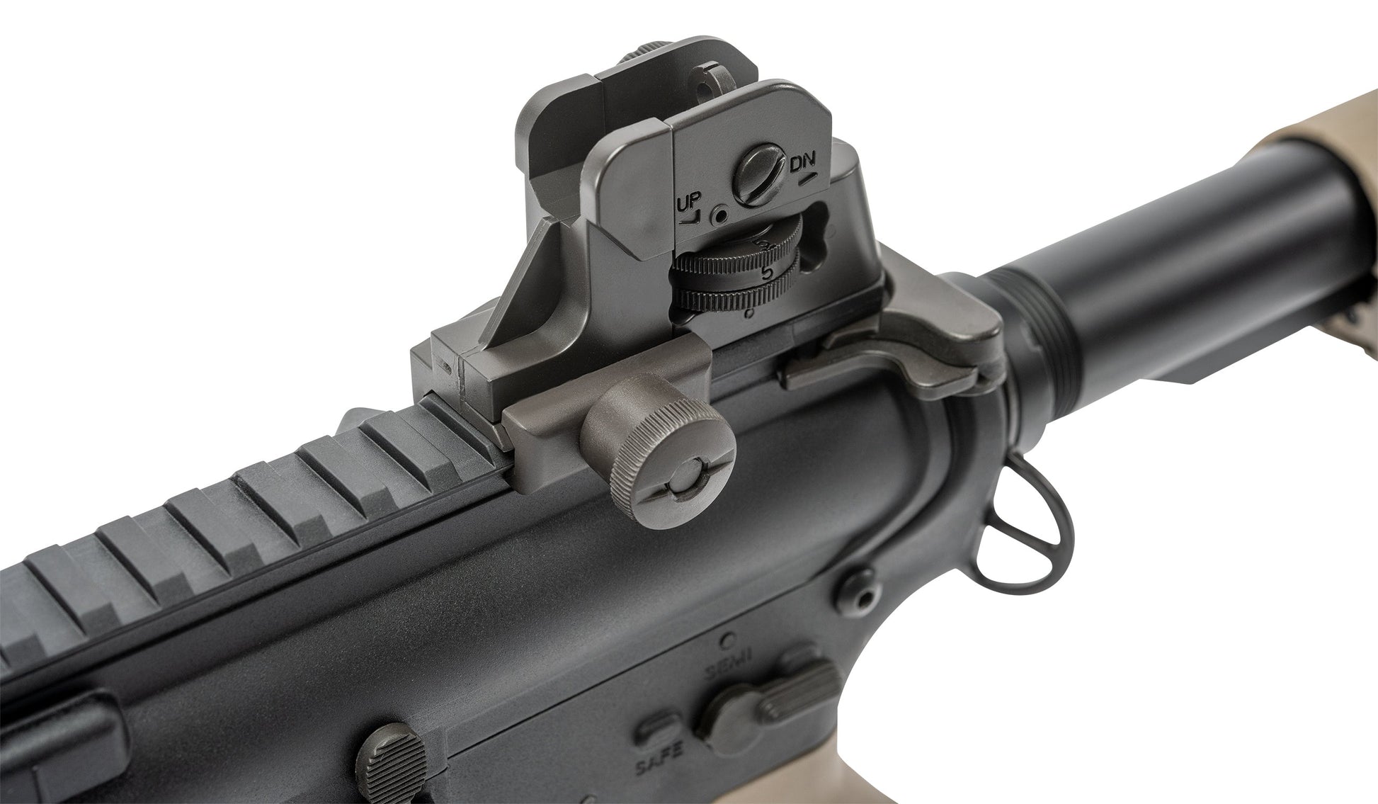 ELITE FORCE USA, UMAREX USA Elite Force M4 CQB Black and Tan AEG Electric Airsoft Rifle Gun
