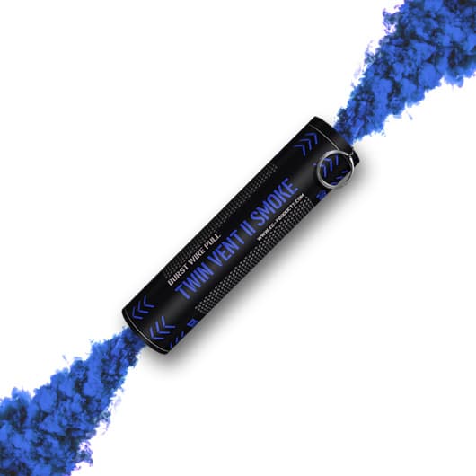 ENOLA GAYE Blue Enola Gaye Twin Vent II Smoke Grenade - Dual Vent, 25s, No License