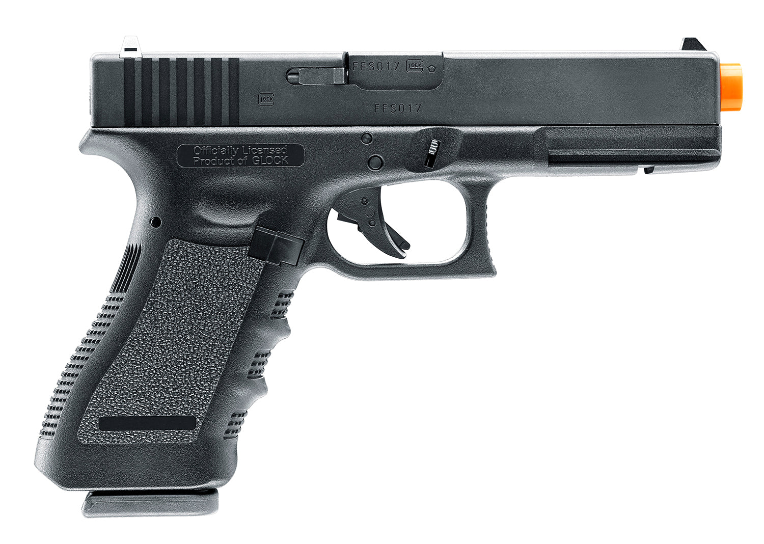 GLOCK Glock G17 Gen3 GBB Airsoft Pistol - 6mm, 22 Round Mag, 295 FPS