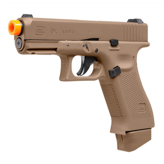 GLOCK GLOCK G19X CO2 6MM BLOWBACK AIRSOFT PISTOL COYOTE