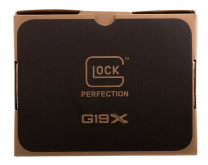 GLOCK Glock G19X CO2 Airsoft Pistol - 6mm, Coyote Tan, 14 Round Mag
