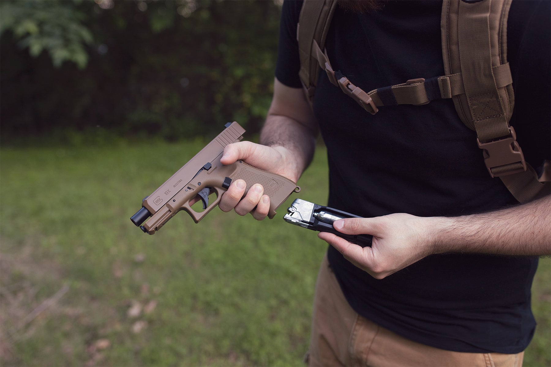 Elite Force GLOCK G19X Coyote CO2 BB Air Gun Pistol .177 Caliber