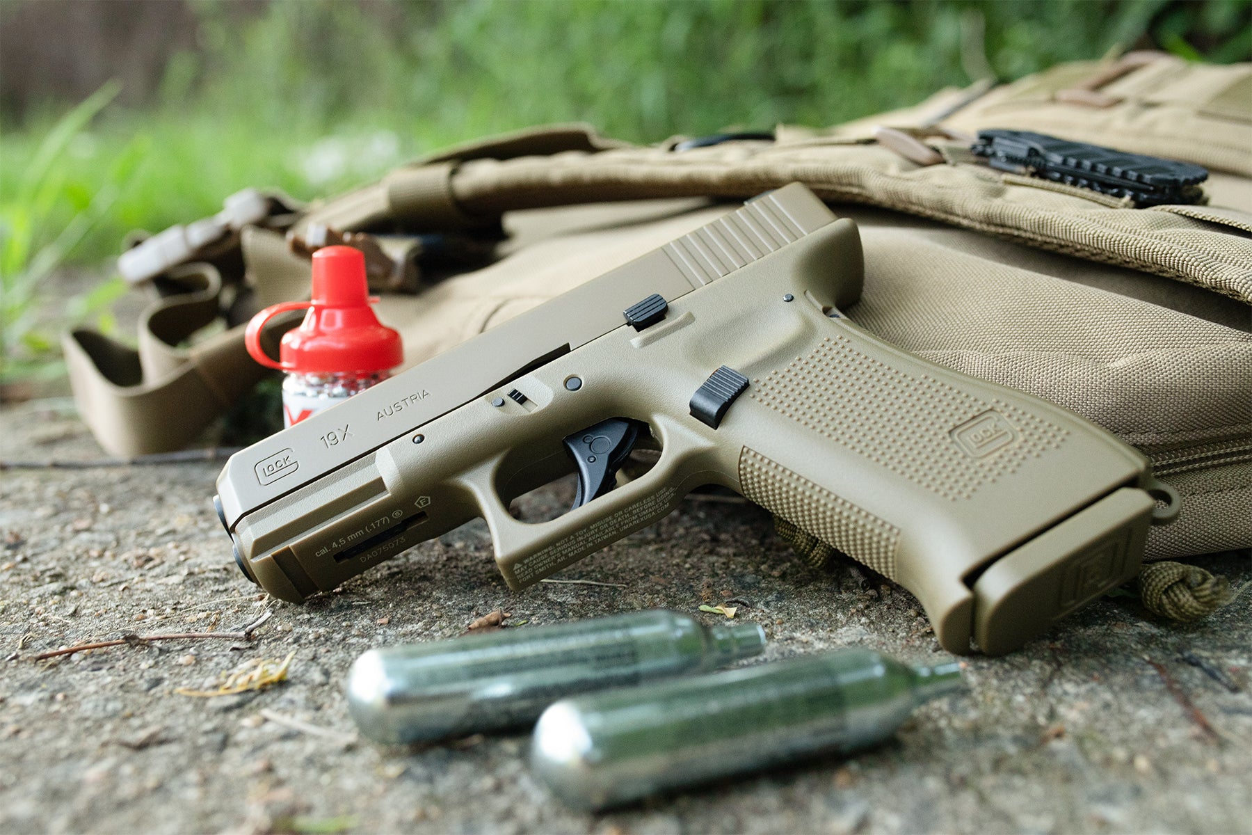 Elite Force GLOCK G19X Coyote CO2 BB Air Gun Pistol .177 Caliber
