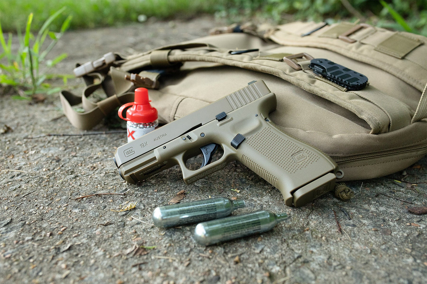 Elite Force GLOCK G19X Coyote CO2 BB Air Gun Pistol .177 Caliber