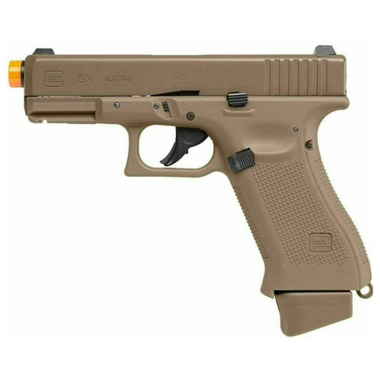 Airsoft GBB Pistol GLOCK G19X GBB Airsoft Pistol - 6mm, 23 Rounds, Coyote Tan