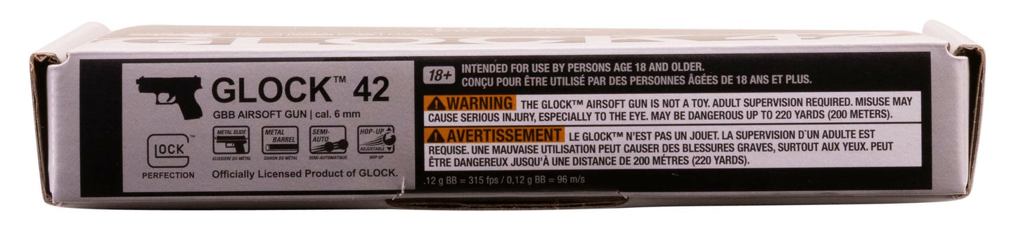 Glock, Umarex USA GLOCK G42 GBB Airsoft Pistol