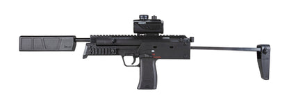 Umarex USA Heckler & Koch MP7 .177 Caliber Break Barrel Pellet Gun with Axeon Optics Red Dot Sight