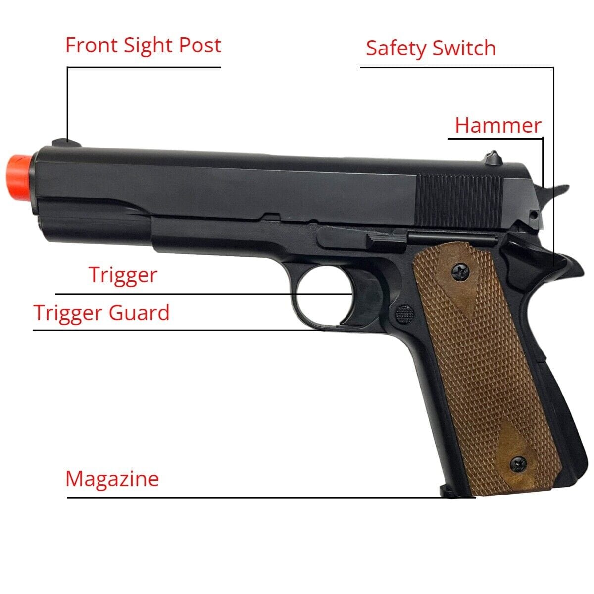 Airsportinggoods HFC HFC HG121 AIRSOFT GAS PISTOL HANDGUN