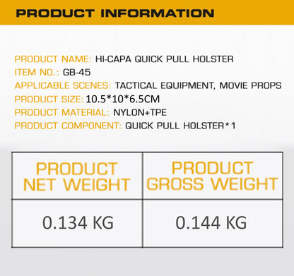Airsoft Pistol Handgun Holster