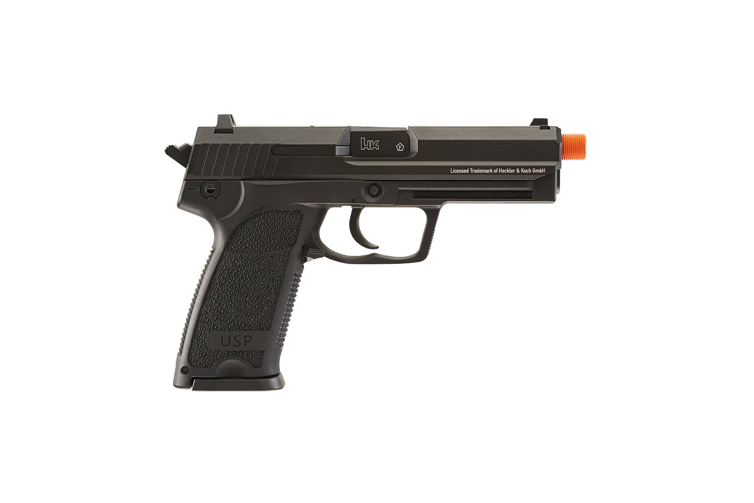 HK Heckler & Koch HK Heckler & Koch USP CO2 6mm BB Pistol Airsoft Gun, Blowback, 18 Rounds, Black