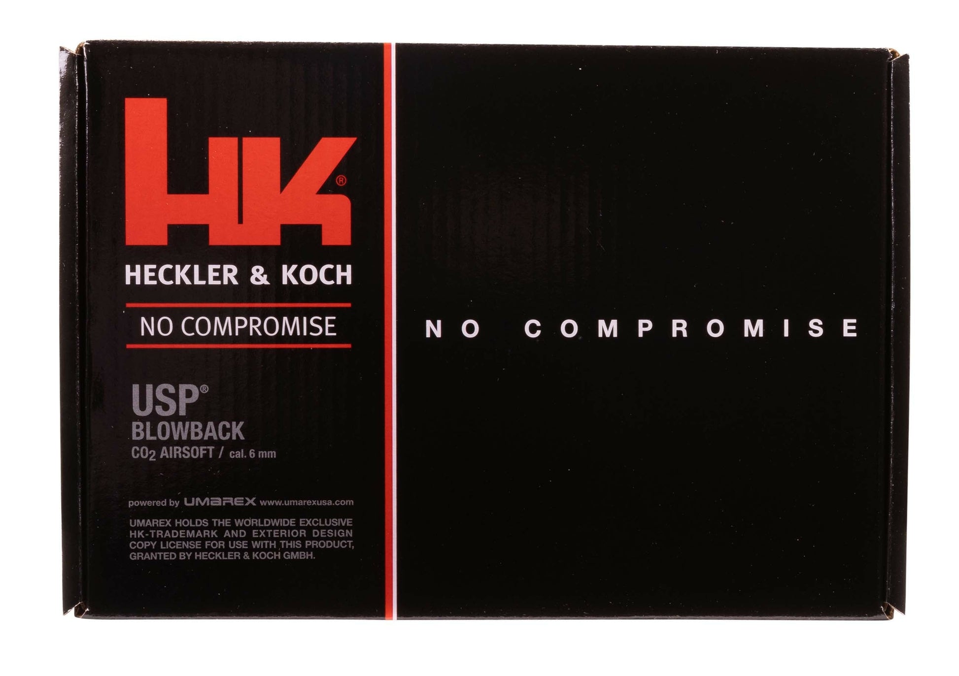 HK Heckler & Koch HK Heckler & Koch USP CO2 6mm BB Pistol Airsoft Gun, Blowback, 18 Rounds, Black