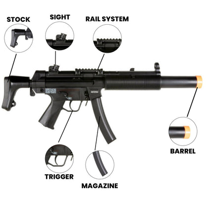Airsoft AEG Rifle HK MP5 SD6 Elite Airsoft AEG Rifle