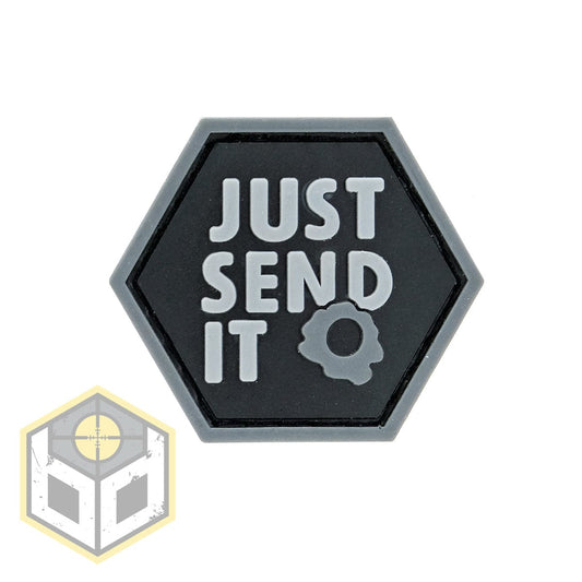 Airsportinggoods BALLISTIC DESIGNS JUST SEND IT BALLISTIC HEX PATCH BH00129