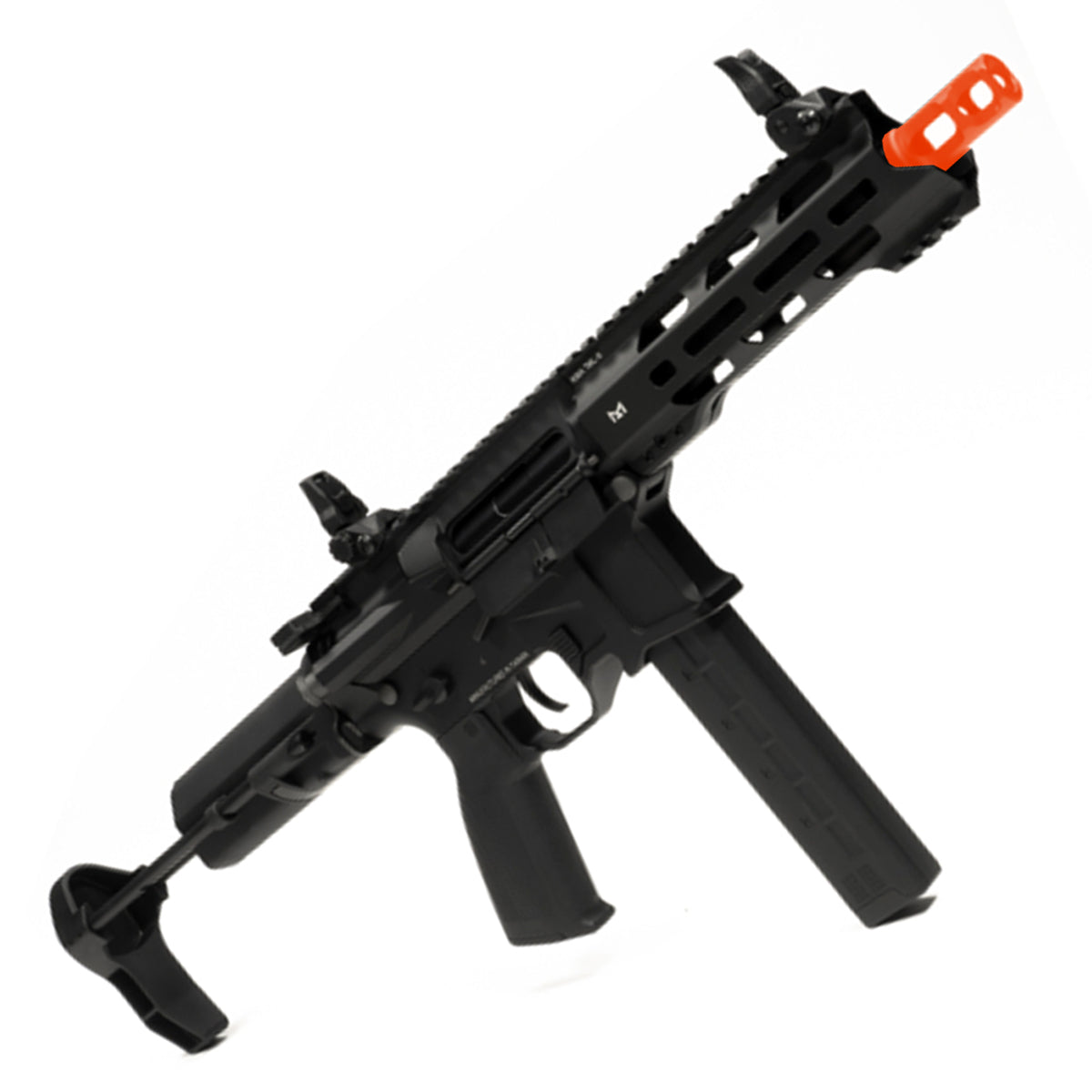 Airsoft AEG Rifle KWA QRF MOD3 AEG 2.5 Airsoft Electric Rifle – Black