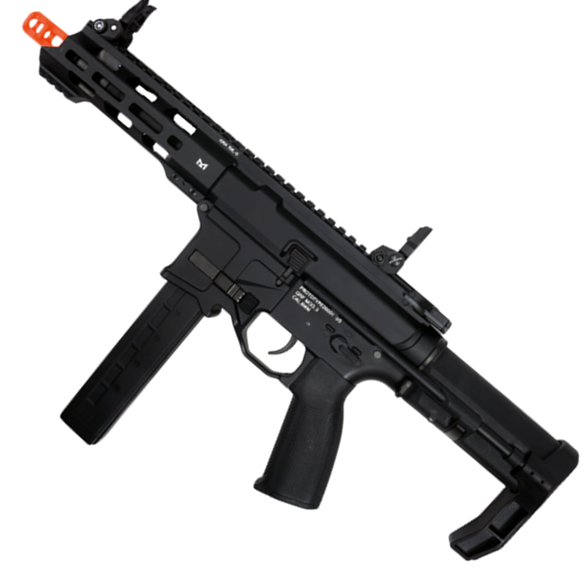 Airsoft AEG Rifle KWA QRF MOD3 AEG 2.5 Airsoft Electric Rifle – Black