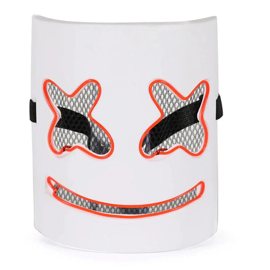 LED Glow Marshmallow Purge Halloween Full Face Mask